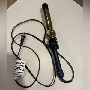 Hot Tools 1 1/4” Pro Signature Gold Barrel Curling Iron